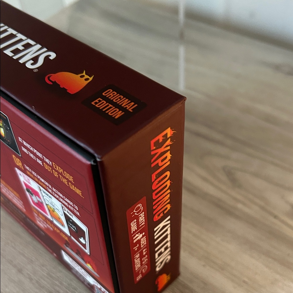 Exploding Kittens Original Edition Card Game - Red - Picture 4 of 5
